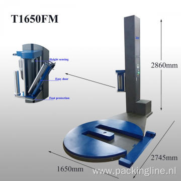 Semi-Automatic Horse Shoe Pallet Packing Wrapping Machine